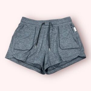 CITTA X KAYLA WANG Charcoal Gray Casual Stretch Athletic Shorts M